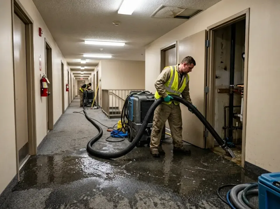 multi-unit-apartment-hallway-f-005 — frequently asked questions, Emergency Burst Pipe Water Extraction & Removal in Heathrow…